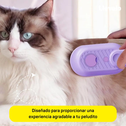 FurSpa® 3 en 1 Cepillo de Vapor para Mascotas