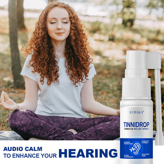 TinniDrop® tratamiento en SPRAY , para el tinnitus, y limpieza del canal auditivo.